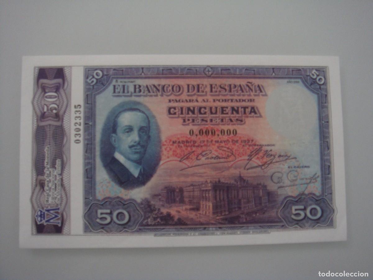 Billetes espa&ntilde;oles: FASCIMIL BILLETES ESPA&Ntilde;OLES - Foto 1