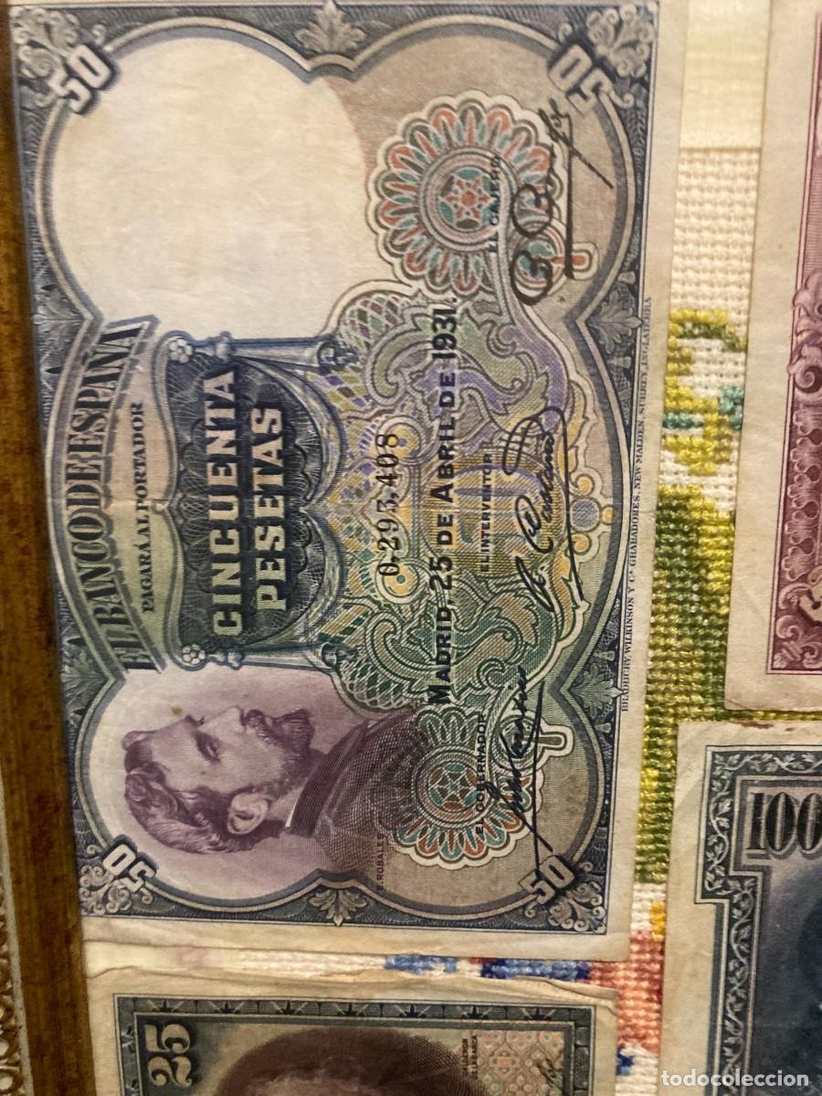 Billetes espa&ntilde;oles: Billetes espa&ntilde;oles enmarcados - Foto 6