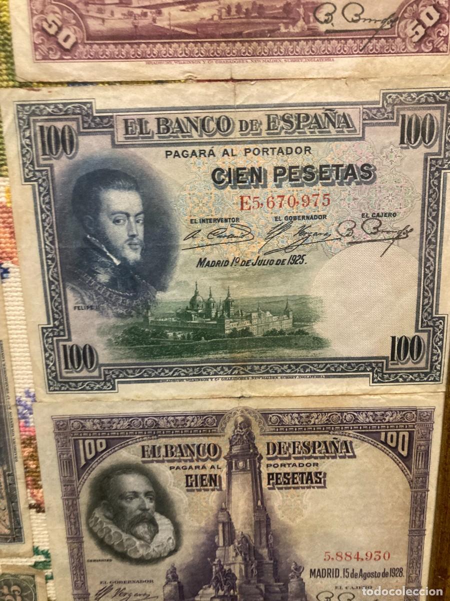 Billetes espa&ntilde;oles: Billetes espa&ntilde;oles enmarcados - Foto 9