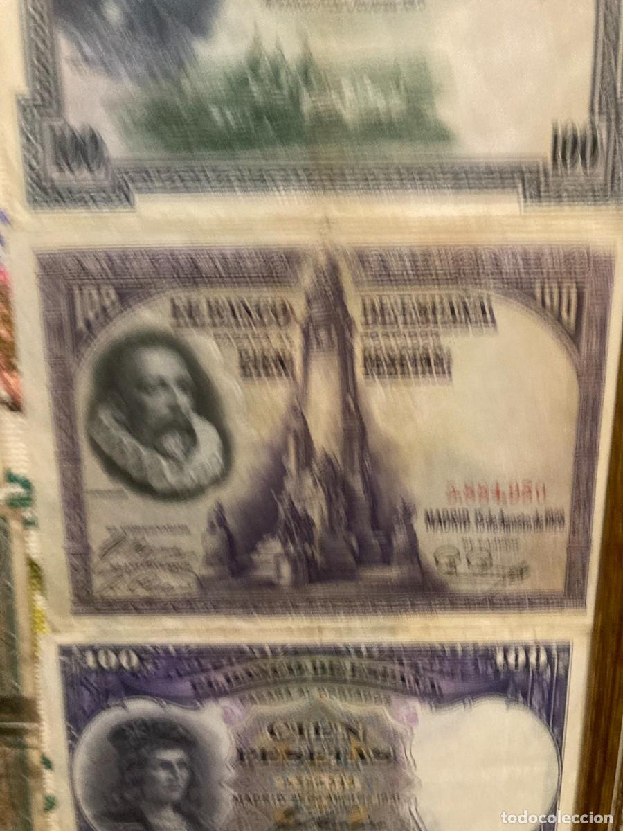 Billetes espa&ntilde;oles: Billetes espa&ntilde;oles enmarcados - Foto 10