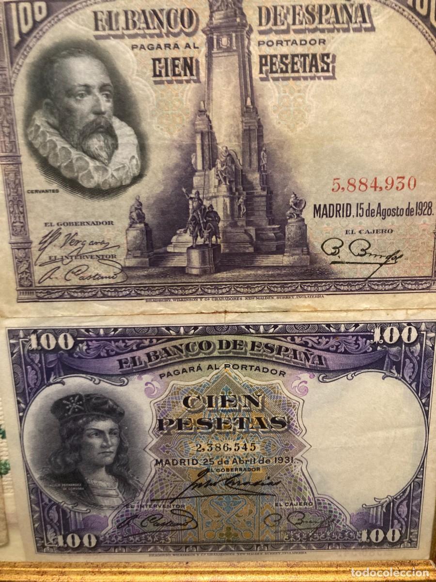 Billetes espa&ntilde;oles: Billetes espa&ntilde;oles enmarcados - Foto 11