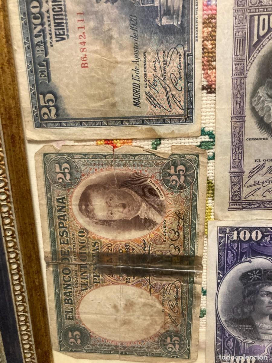 Billetes espa&ntilde;oles: Billetes espa&ntilde;oles enmarcados - Foto 12