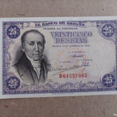 Billetes españoles: 25 PESETAS 1946, SIN CIRCULAR/PLANCHA. Lote 371456986
