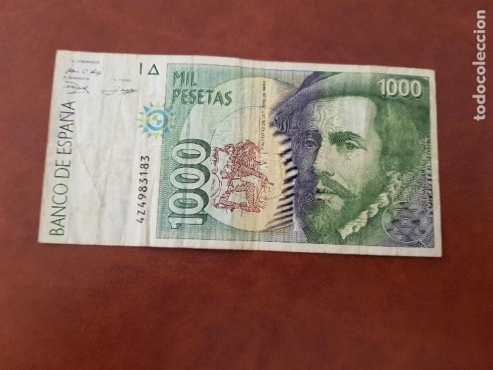 Billetes espa&ntilde;oles: ESPA&Ntilde;A 1000 PESETAS ORIGINAL - Foto 1