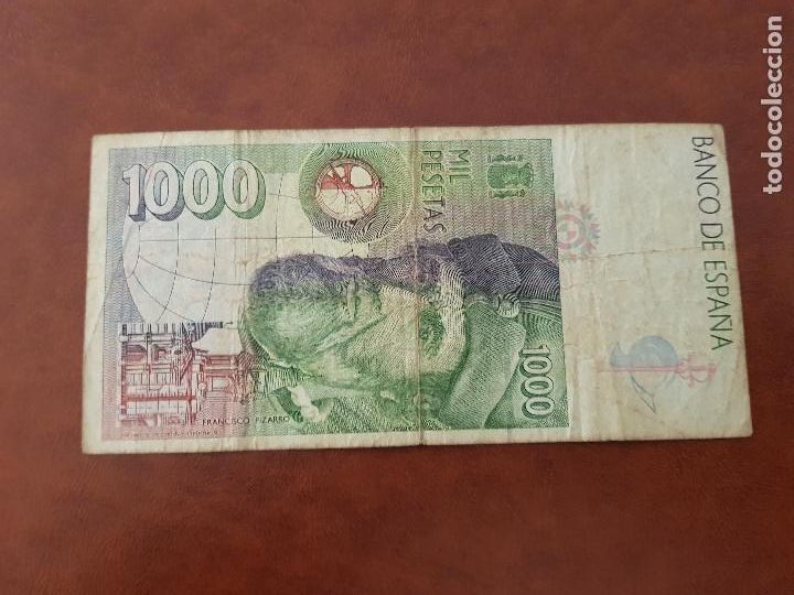 Billetes espa&ntilde;oles: ESPA&Ntilde;A 1000 PESETAS ORIGINAL - Foto 2