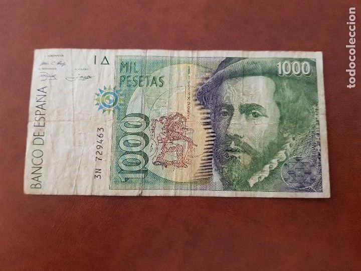 Billetes espa&ntilde;oles: ESPA&Ntilde;A 1000 PESETAS ORIGINAL - Foto 2