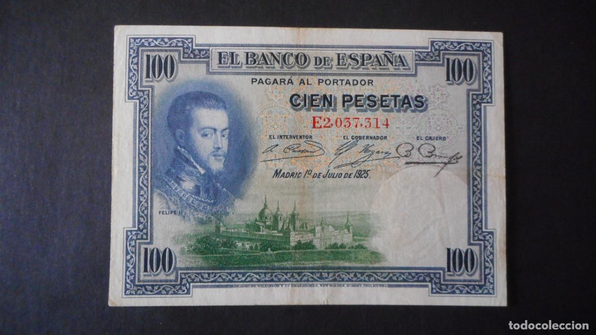 Billetes espa&ntilde;oles: 100 PESETAS 1925 / MBC+ - Foto 1