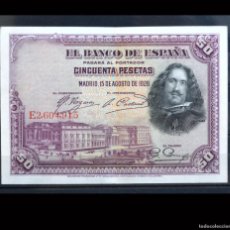 Billetes españoles: 50 PESETAS 15 DE AGOSTO DE 1928 ESPAÑA SERIE E. Lote 375831889