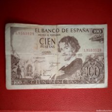 Billetes españoles: BILLETE BANCO DE ESPAÑA 100 PTAS AÑO 1965.