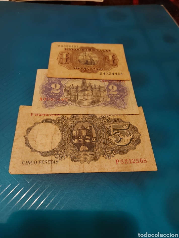 Billetes espa&ntilde;oles: billetes 1 2 5 - Foto 2