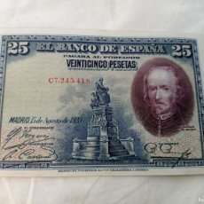 Billetes españoles: BILLETE DE 25 PESETAS 1928!. Lote 379231854