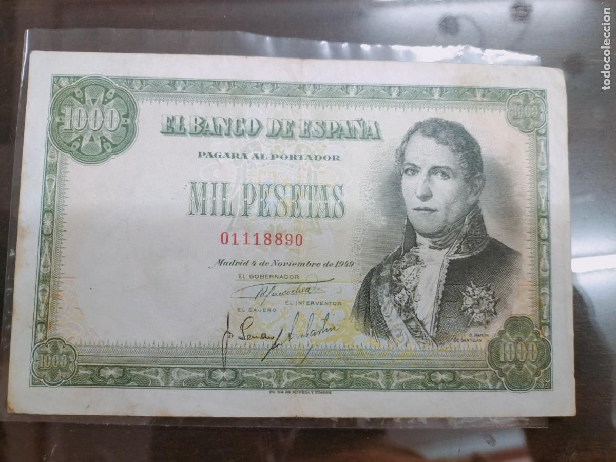 Billetes espa&ntilde;oles: Billete de 1000 pesetas - Foto 1