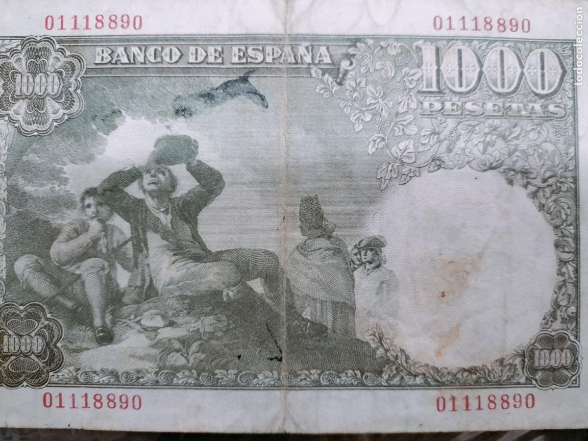 Billetes espa&ntilde;oles: Billete de 1000 pesetas - Foto 4