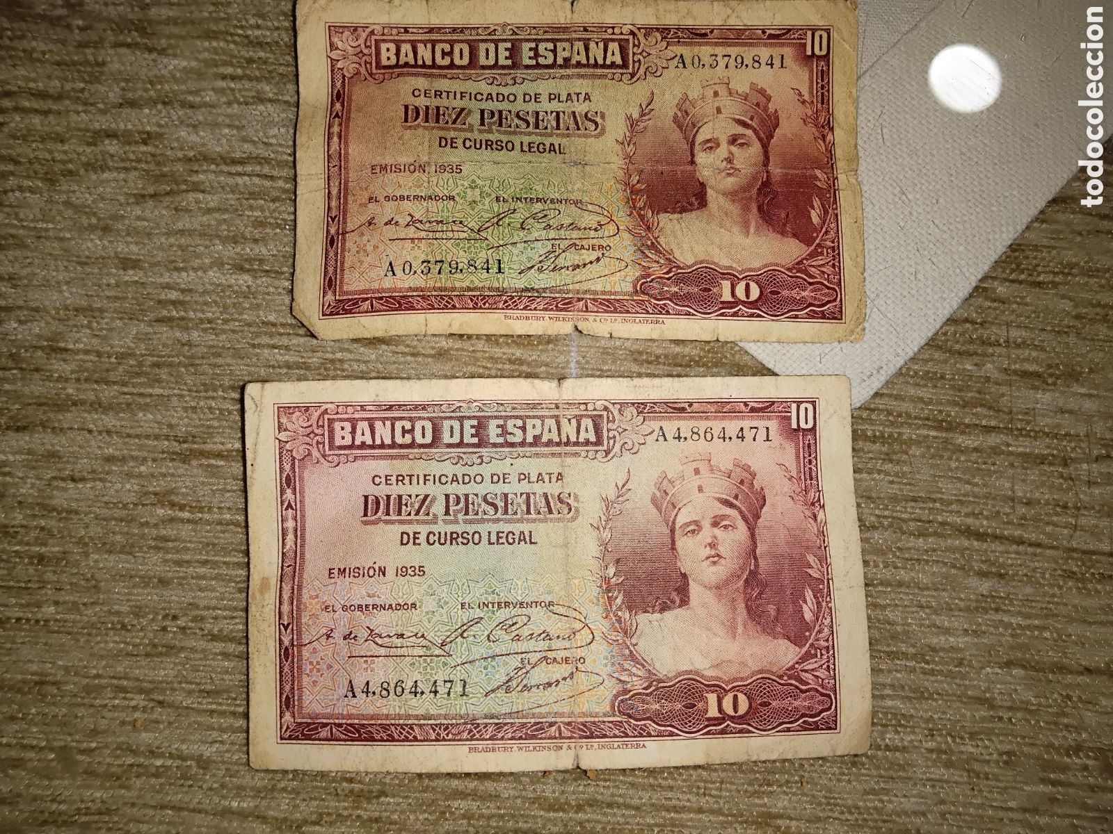Billetes espa&ntilde;oles: Billetes espa&ntilde;oles y extranjeros - Foto 22
