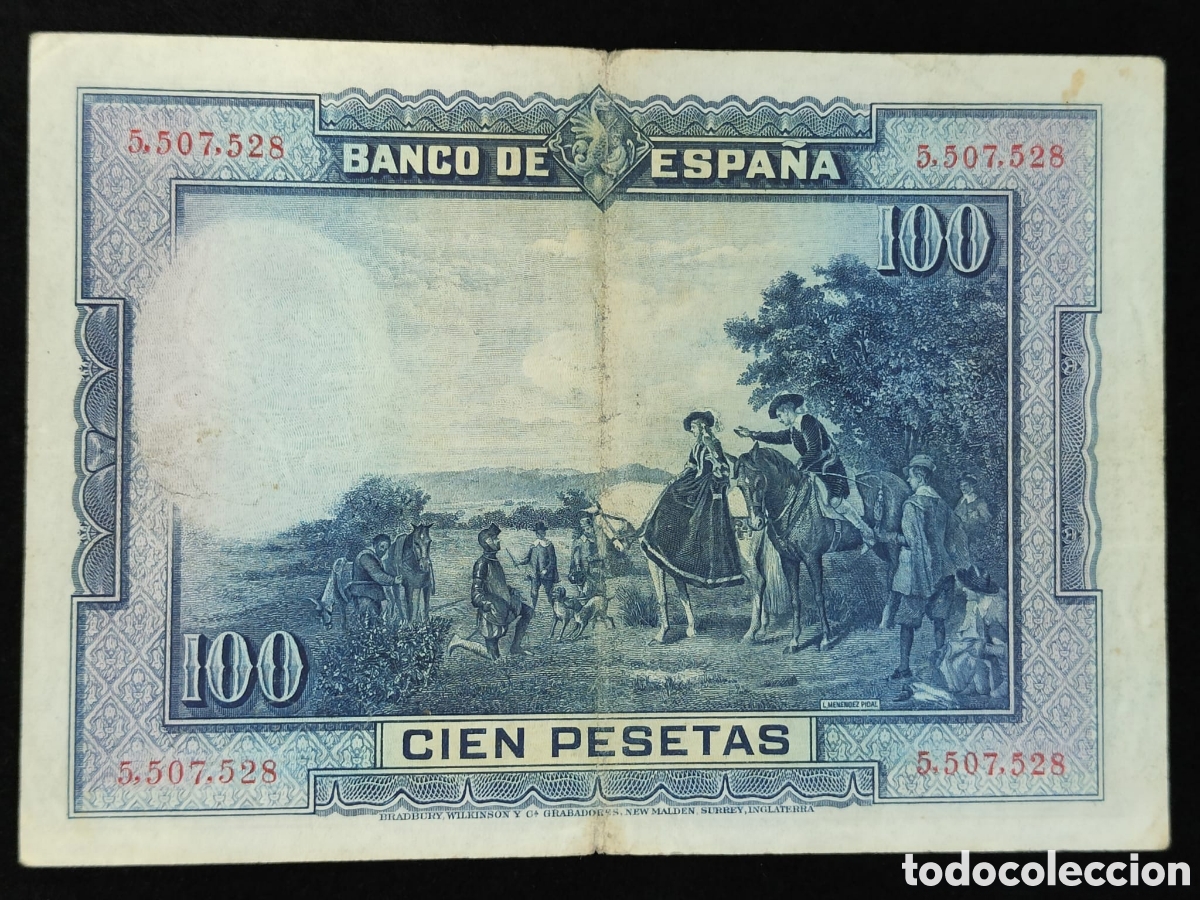 Billetes espa&ntilde;oles: ESPA&Ntilde;A 100 Pesetas SIN SERIE - Foto 2