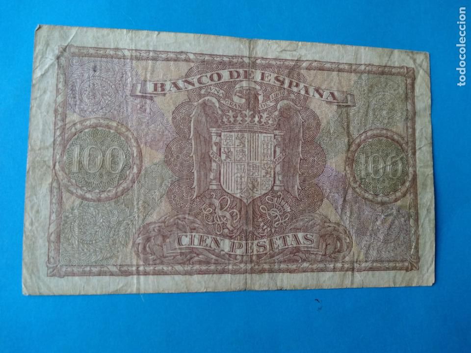 Billetes espa&ntilde;oles: 100 pesetas 1940 Col&oacute;n - Foto 2
