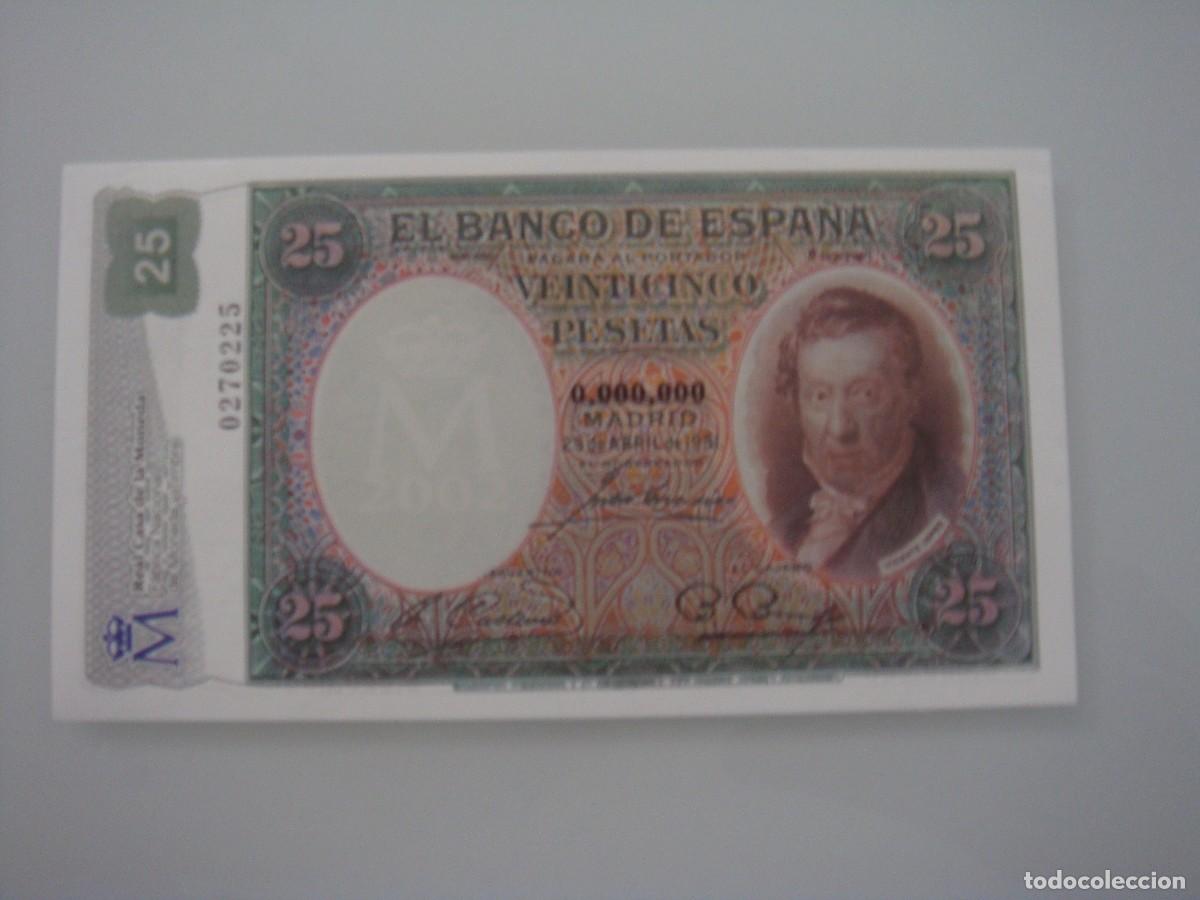 Billetes espa&ntilde;oles: FASCIMIL BILLETES ESPA&Ntilde;OLES - Foto 1