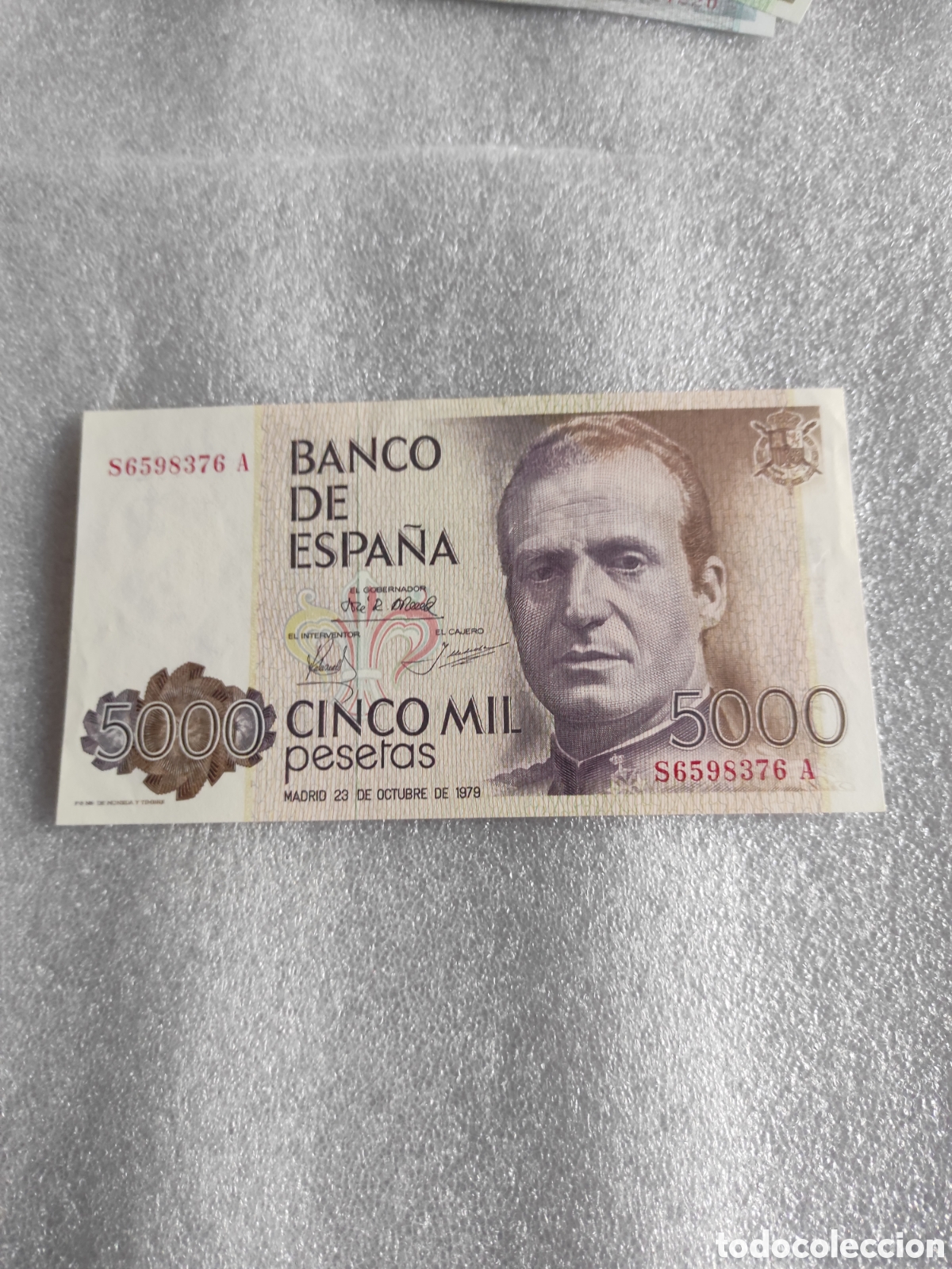 Billetes espa&ntilde;oles: 5000 ptas 1979 - Foto 1
