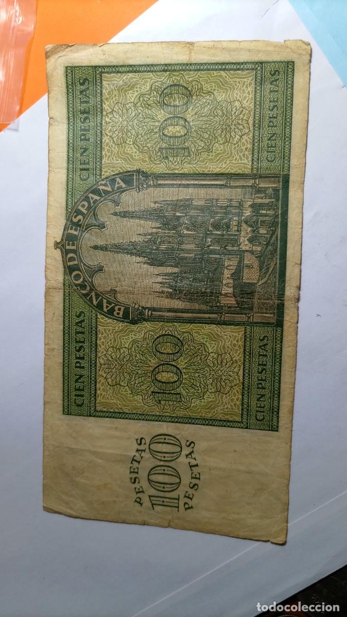 Billetes espa&ntilde;oles: 100 PESETAS 1936 - Foto 2