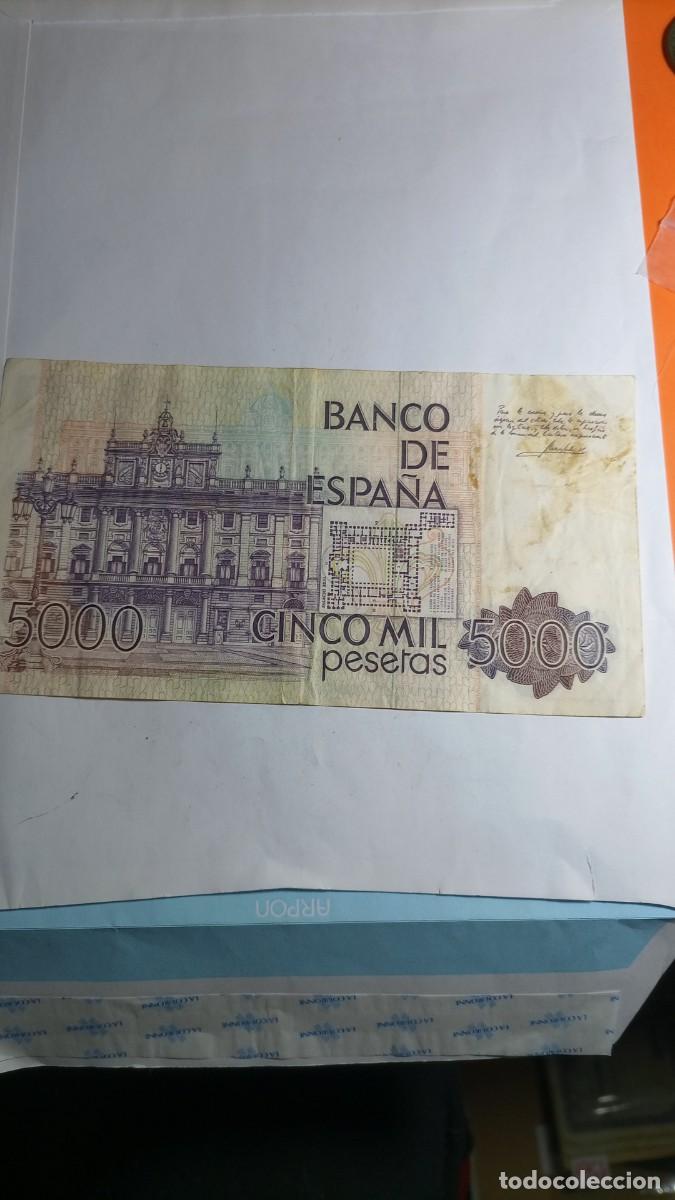 Billetes espa&ntilde;oles: 5000 PESETAS 1979 - Foto 1