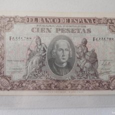 Billetes españoles: ESPAÑA. 100 PESETAS 1940 SERIE F