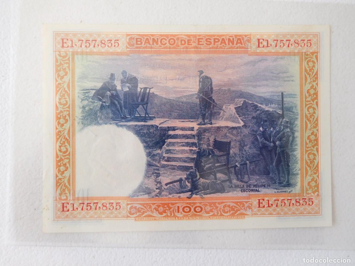 Billetes espa&ntilde;oles: Espa&ntilde;a. 100 pesetas 1925 Serie E - Foto 2