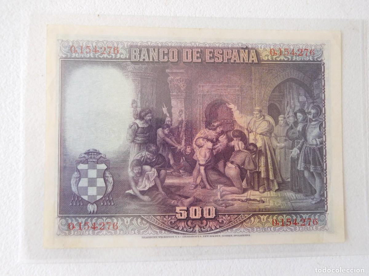 Billetes espa&ntilde;oles: Espa&ntilde;a. 500 pesetas 1928 - Foto 2