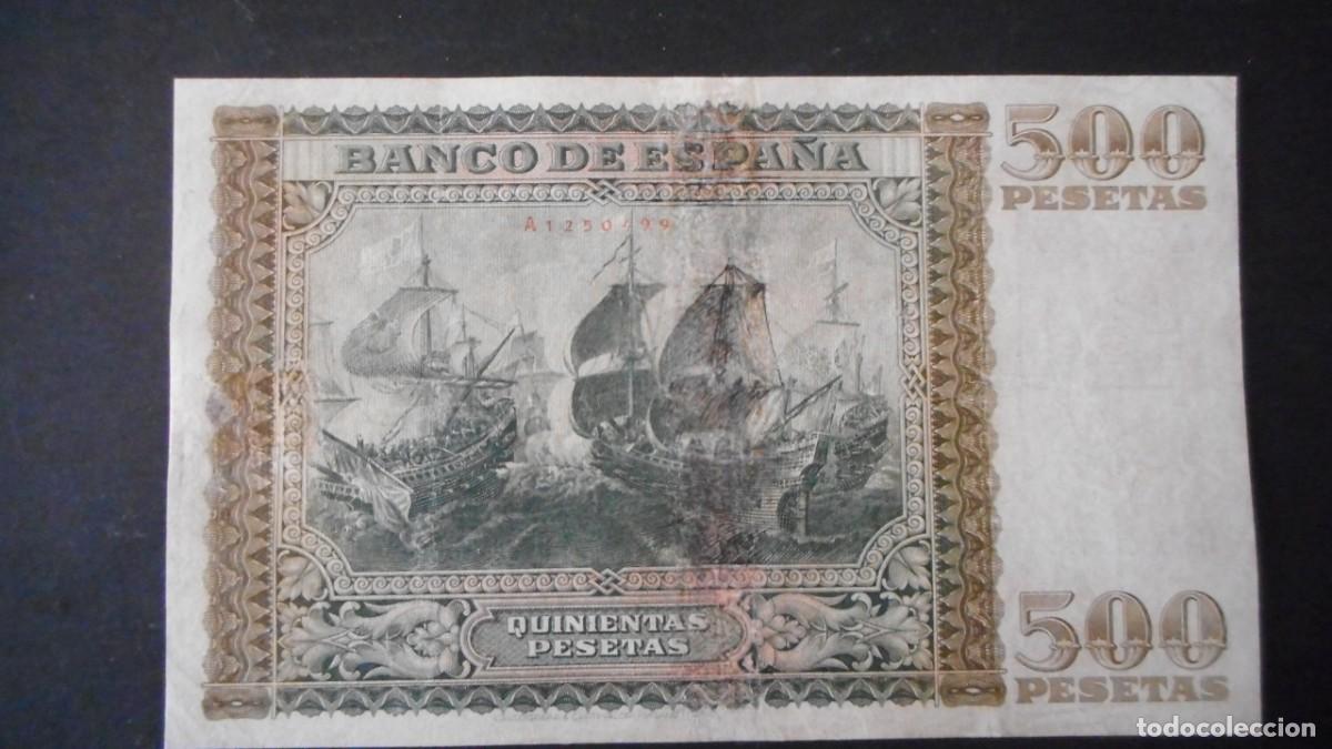 Billetes espa&ntilde;oles: 500 PESETAS 1940 MBC+ - Foto 2