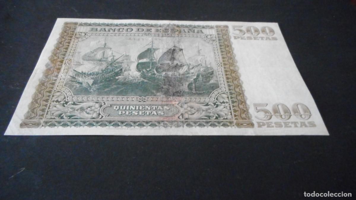 Billetes espa&ntilde;oles: 500 PESETAS 1940 MBC+ - Foto 3