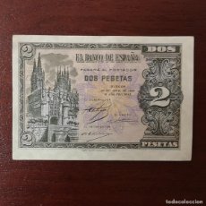 Billetes españoles: BILLETE DE 2 PESETAS DEL 1938. Lote 394199849