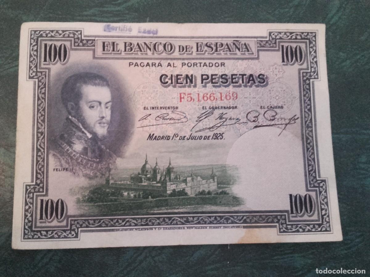 Billetes espa&ntilde;oles: ancien billet de banque Espagne 100 Pesetas 1925