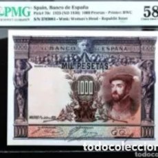 Billetes españoles: PMG 58 /. 1000 PESETAS 1925 UNCIRCULATED AUNC