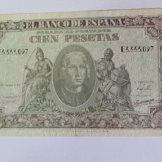 Billetes españoles: BILLETE DE 100 PESETAS DEL 9 DE ENERO DE 1940 BANCO DE ESPAÑA EN MBC