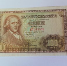 Billetes españoles: BILLETE DE 100 PESETAS DEL 2 DE MAYO DE 1948 BANCO DE ESPAÑA EN EBC+