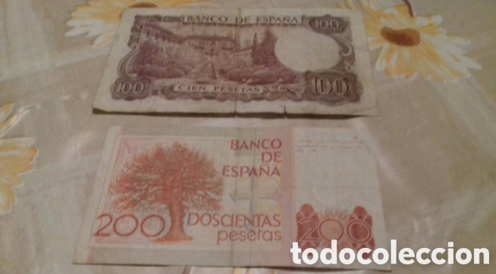 Billetes espa&ntilde;oles: Billetes pesetas de Espa&ntilde;a - Foto 2