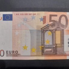 Billetes españoles: BILLETE 50 EUROS ESPAÑA V5 FIRMA TRICHET AÑO 2002 PLANCHA MO48E4