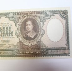 Billetes españoles: BILLETE DE 1000 PESETAS DEL 9 DE ENERO DE 1940 BANCO DE ESPAÑA EN SIN CIRCULAR