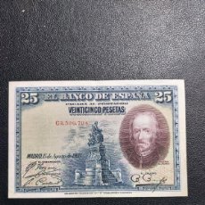 Billetes españoles: BILLETE 25 PESETAS 1928 - CALDERON - SERIE C. Lote 402770749