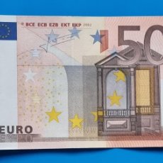 Billetes españoles: BILLETE COLECCION DE 50 EUROS AÑO 2002, SC, 2º FIRMA TRICHET, V DE ESPAÑA. MAGNIFICO ESTADO