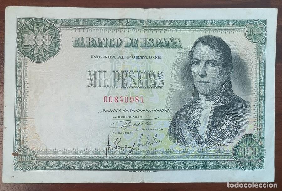 Billetes espa&ntilde;oles: Billete de 1000 Pesetas - Foto 2