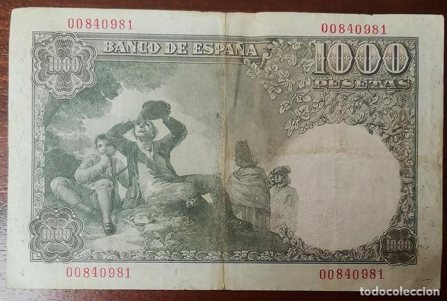 Billetes espa&ntilde;oles: Billete de 1000 Pesetas - Foto 3