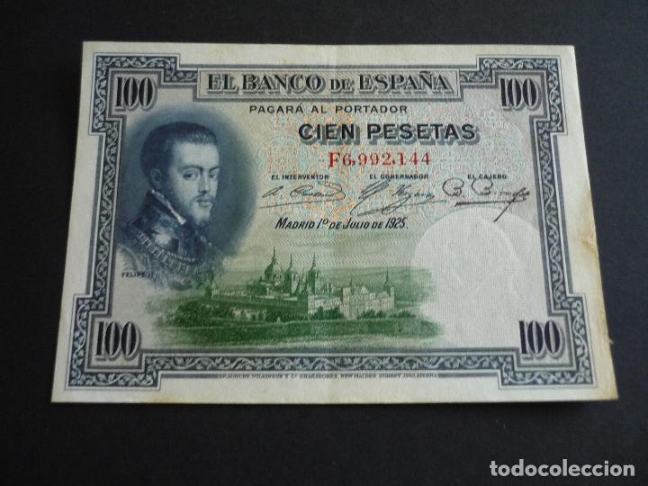 Billetes espa&ntilde;oles: BILLETE 100 PESETAS 1925 - Foto 1