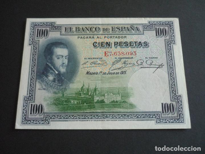 Billetes espa&ntilde;oles: BILLETE 100 PESETAS 1925 - Foto 1