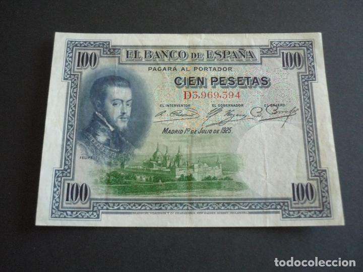 Billetes espa&ntilde;oles: BILLETE 100 PESETAS 1925 - Foto 1