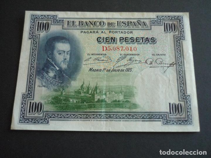 Billetes espa&ntilde;oles: BILLETE 100 PESETAS 1925 - Foto 1