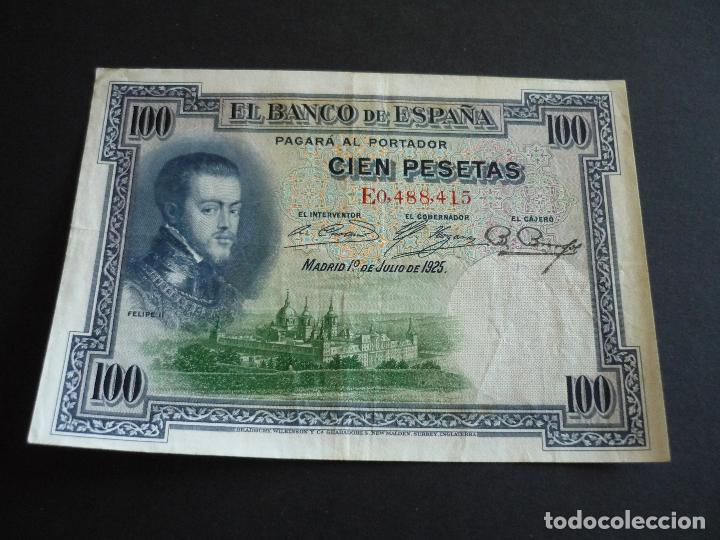 Billetes espa&ntilde;oles: BILLETE 100 PESETAS 1925 - Foto 1