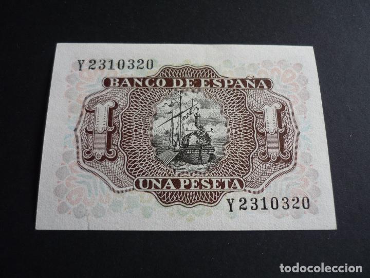 Billetes espa&ntilde;oles: 1 PESETA 1953 - Foto 2