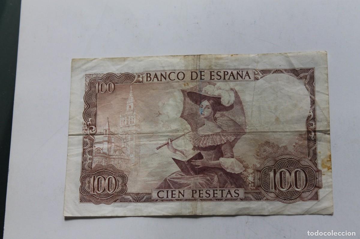 Billetes espa&ntilde;oles: BILLETE 100 PTS BECQUER 1965 - Foto 2