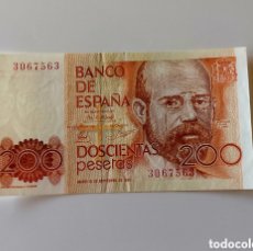 Billetes españoles: BILLETE 200 PESETAS AÑO 1980 ESPAÑA SIN SERIE EN BUEN ESTADO 3067563