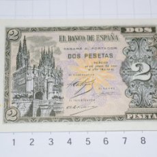 Billetes españoles: BILLETE DE 2 PESETAS - 30 ABRIL 1938 CATEDRAL BURGOS / H 1486838 - PLANCHA - NO CIRCULADO ¡DIFÍCIL!
